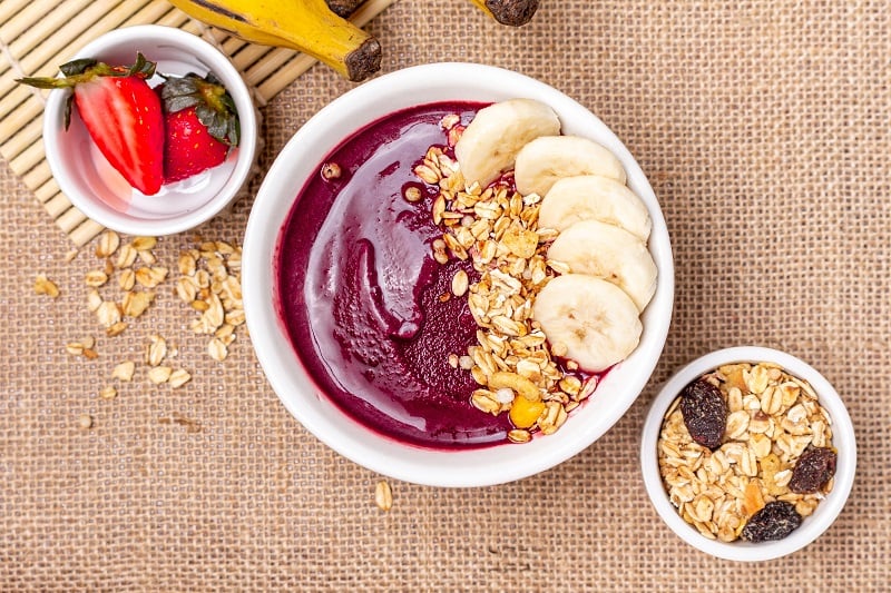 Acai berry bowl snack