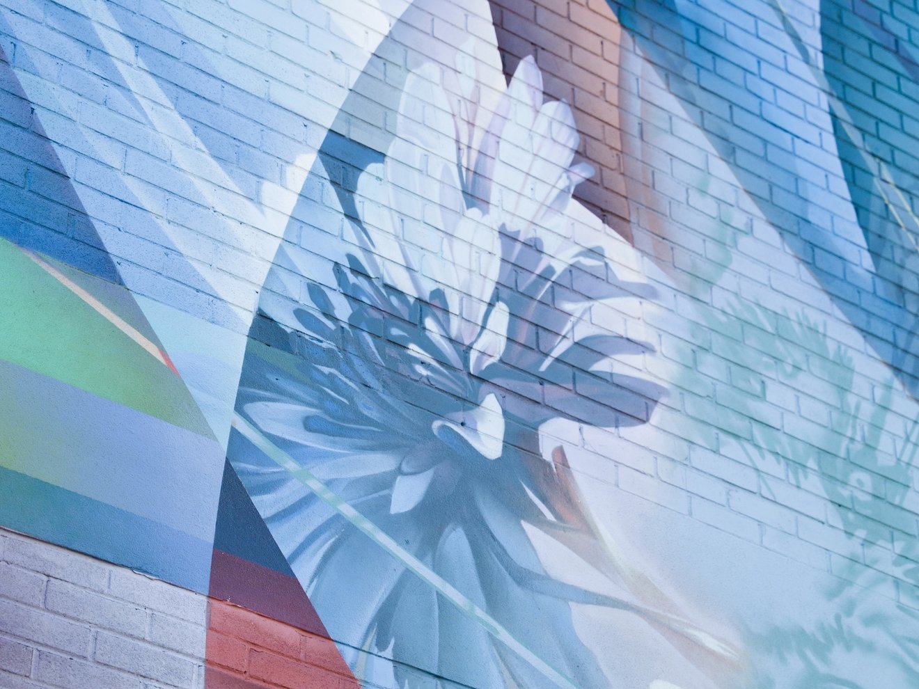 Mural section close up