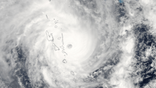 NASA images show Cyclone Pam engulfing Vanuatu