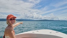 Siobhan at Golfo Dulce Whale Heritage Area