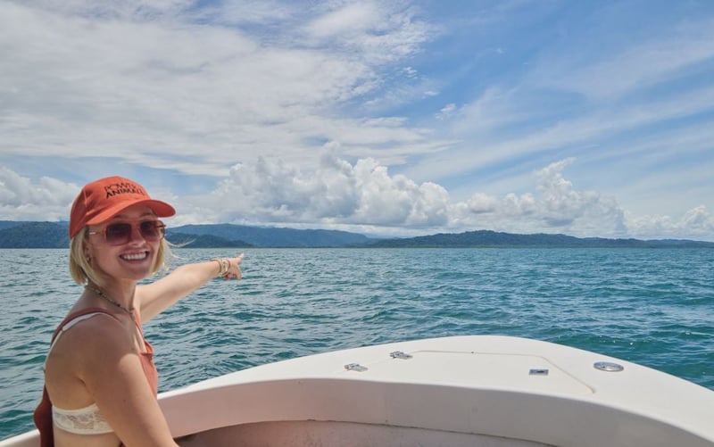 Siobhan at Golfo Dulce Whale Heritage Area